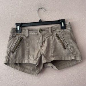 Y2K American Eagle Low Rise Zipper Shorts